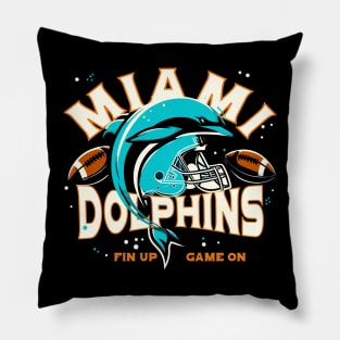 miami dolphins Pillow