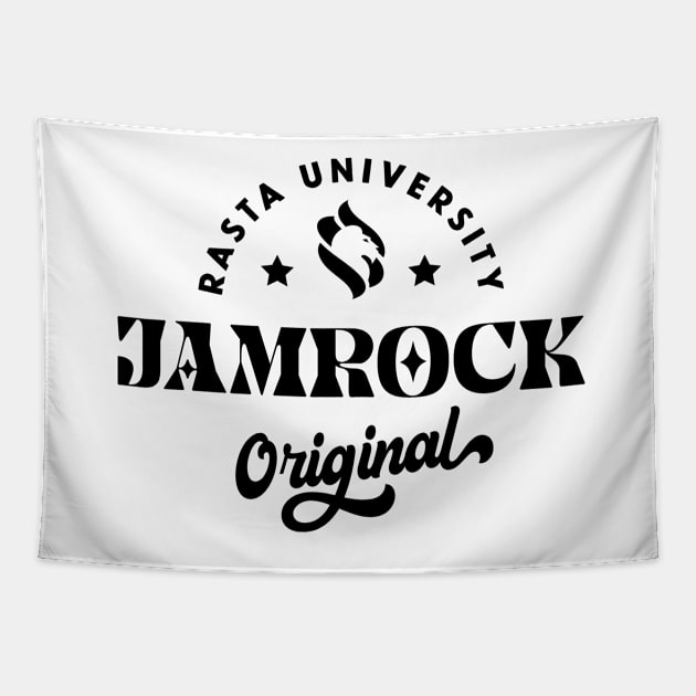 Rasta University Jamrock Original Reggae Tapestry by rastauniversity