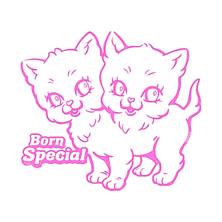 Two Headed Kitty - Born Special T-Shirt