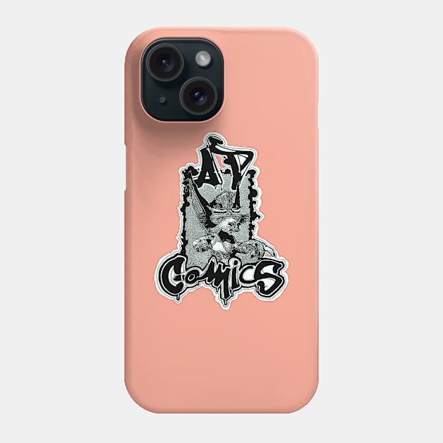 AP cat Superhero Comics Phone Case by Taz Maz Design