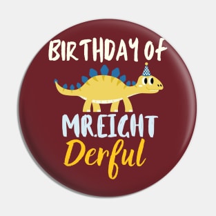 Birthday of Mr.eight derful Pin