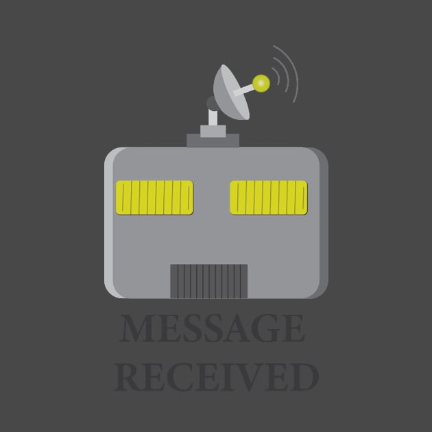 Robot Head Received Message by artforfun42