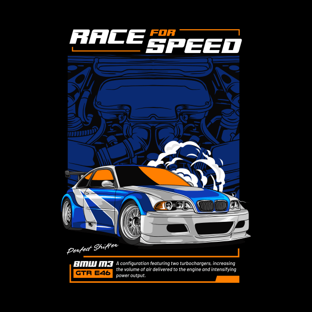 Race for Speed GTR E46 by Harrisaputra