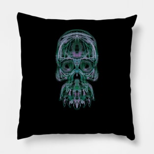 Electroluminated Skull - Blend Pillow