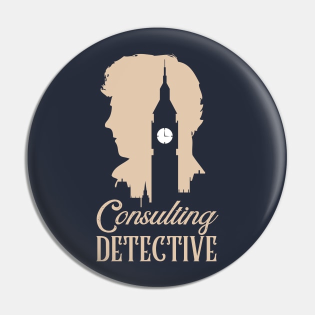 Consulting Detective Pin by Meta Cortex