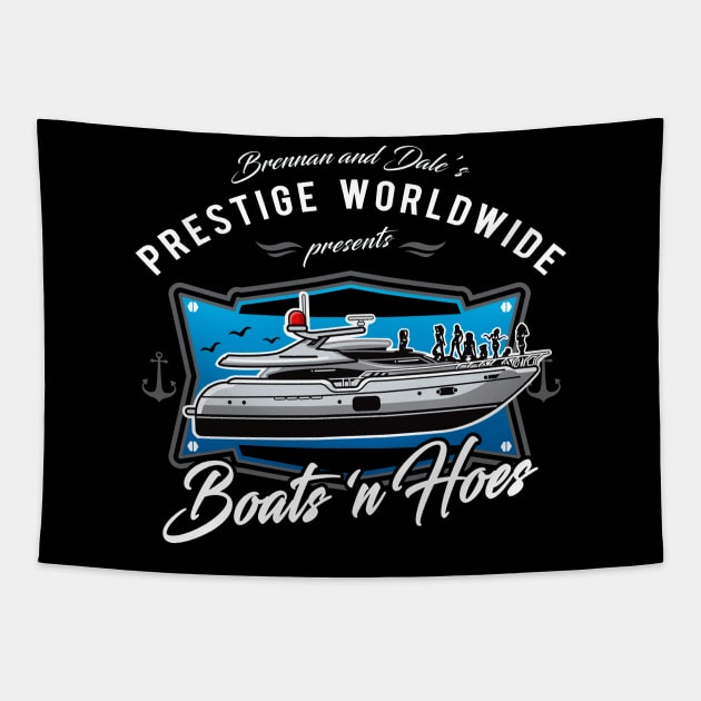 Prestige Worldwide Boats 'n Hoes Tapestry by Alema Art
