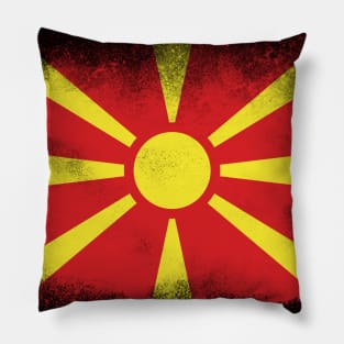 North Macedonia Flag Pillow