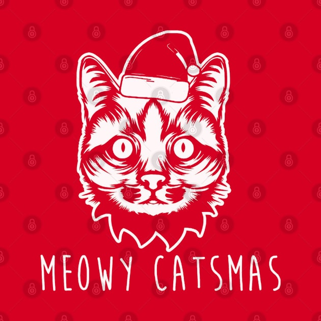 Meowy Catmas Ugly Christmas Cat by genger