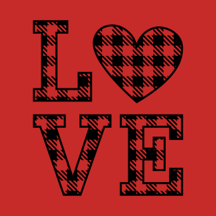 Plaid Love T-Shirt