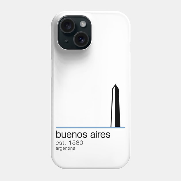 Buenos Aires design Phone Case by City HiStories