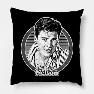 Ricky Nelson // 50s Retro Rock & Roll Aesthetic Pillow