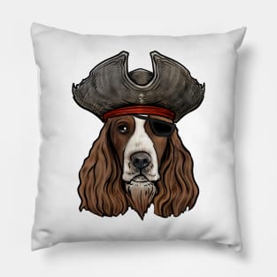 English Springer Spaniel Pirate Pillow