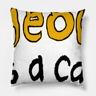 Meow T-Shirt / Cat T-Shirt Pillow