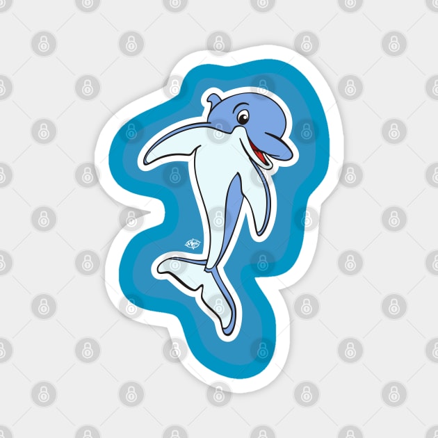 Little Dolphin Magnet by MBK