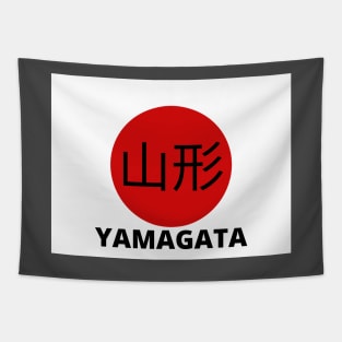 Yamagata Japan in Kanji Tapestry