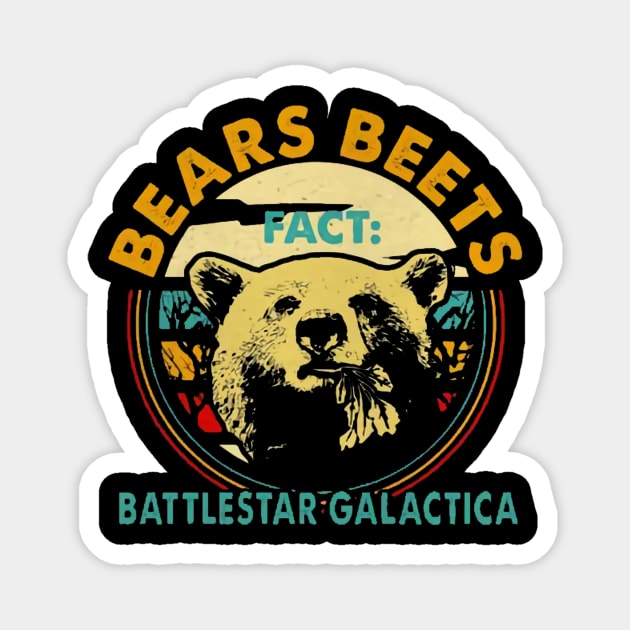 Bears beets fact battlestar galactica Magnet by jasminerandon69