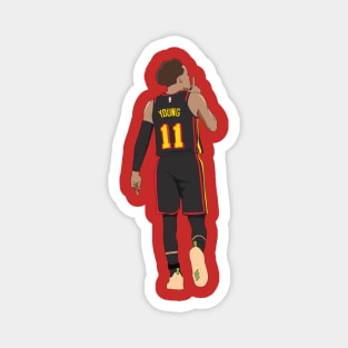 Trae Young Shush Atlanta Hawks Magnet