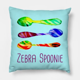 Zebra Spoonie! Pillow