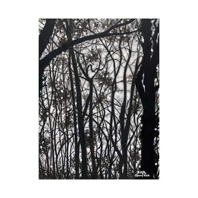 'BLACK TREES AGAINST GREY SKY' by jerrykirk