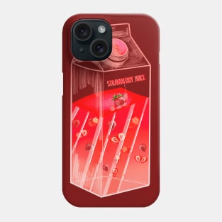 Strawberry juice Phone Case