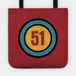 The Number 51 - fifty one - fifty first - 51st Tote
