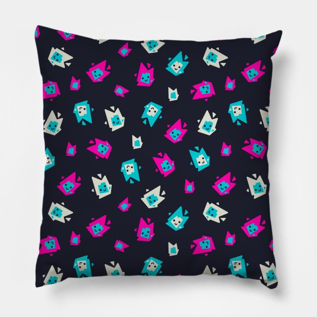 Promare flames pattern Pillow by OkiComa