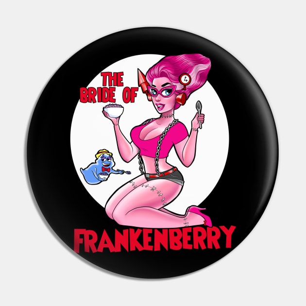 The Bride of Frankenberry Pin by Becca Whitaker