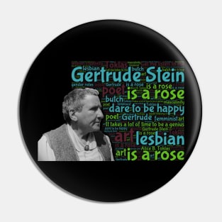 Gertrude Stein lesbian feminist icon Pin