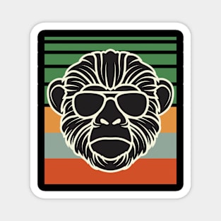 Vintage Cool Ape Wearing Sunglasses Magnet