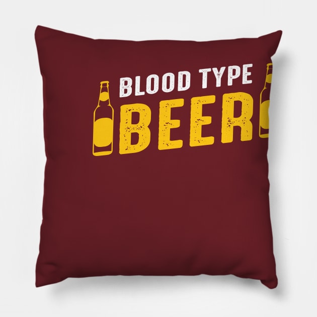 Blood-type ''Beer'' Pillow by Urshrt