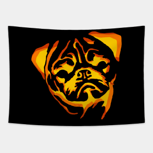 Pug Stencil Tapestry