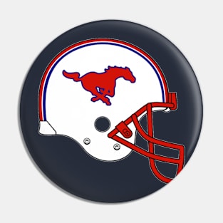 SMU Football Helmet Pin