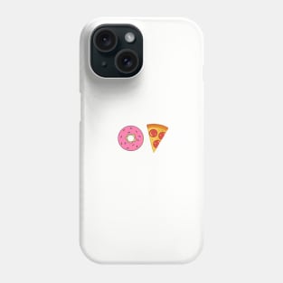 LOVE Donuts and Pizza Phone Case