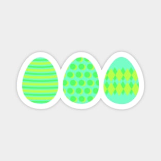 Eggspert Easter Eggs - Decorated Eggs in Green Magnet