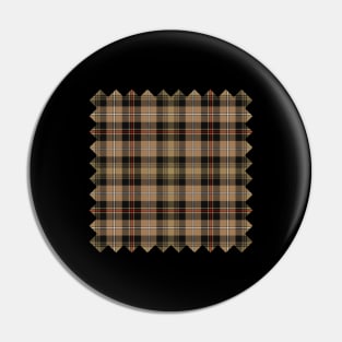 Clan MacKenzie Brown Hunting Tartan Pin