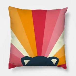 Retro Blast Cat Pillow