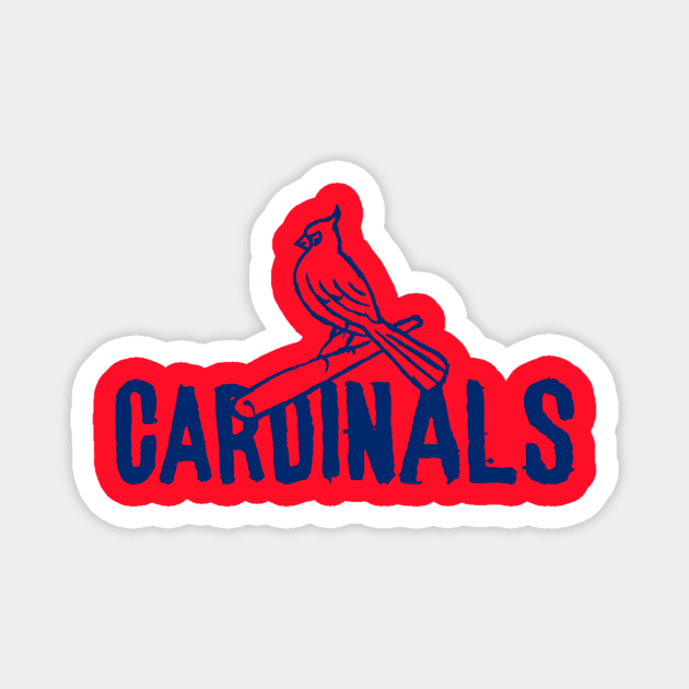 St. Louis Cardinaaaals 07 Magnet by Very Simple Graph