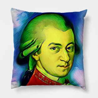 Wolfgang Amadeus Mozart Portrait | Wolfgang Amadeus Mozart Artwork 5 Pillow