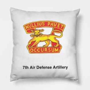 7th Air Defense Artillery (left version) Pillow