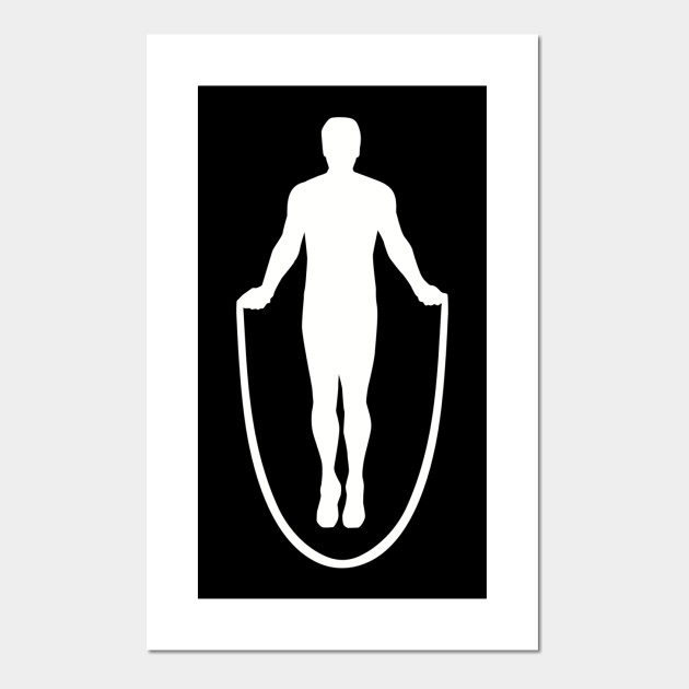 Art print POSTER Canvas Chuck Norris Jumping Rope