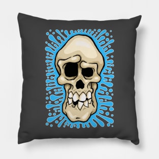 Skull Splat Pillow