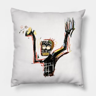 Basquiat Inspired Art Pillow