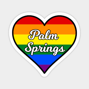 Palm Springs California Gay Pride Heart Magnet