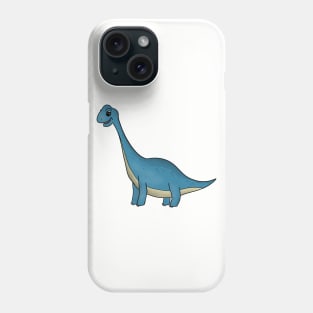 Cute brachiosaurus Phone Case