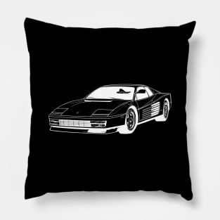 Italian Classic Cars Pillow