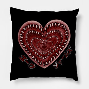 Silent heart Pillow