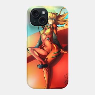 Asuka on EVA 02! Phone Case