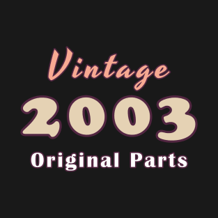 Vintage 2003 Original Parts T-Shirt