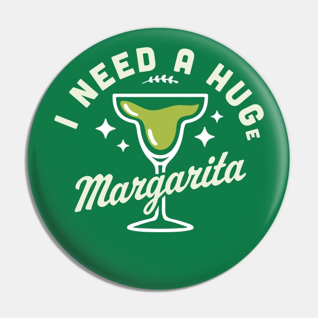 I Need A HUGe Margarita Funny Drinking I Need a Hug Cocktail Pin by OrangeMonkeyArt