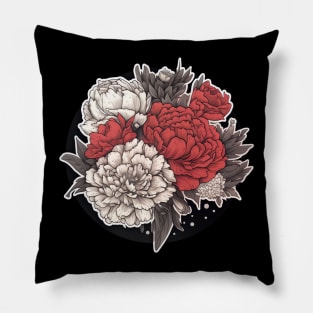 Bouquet of Peonies Pillow